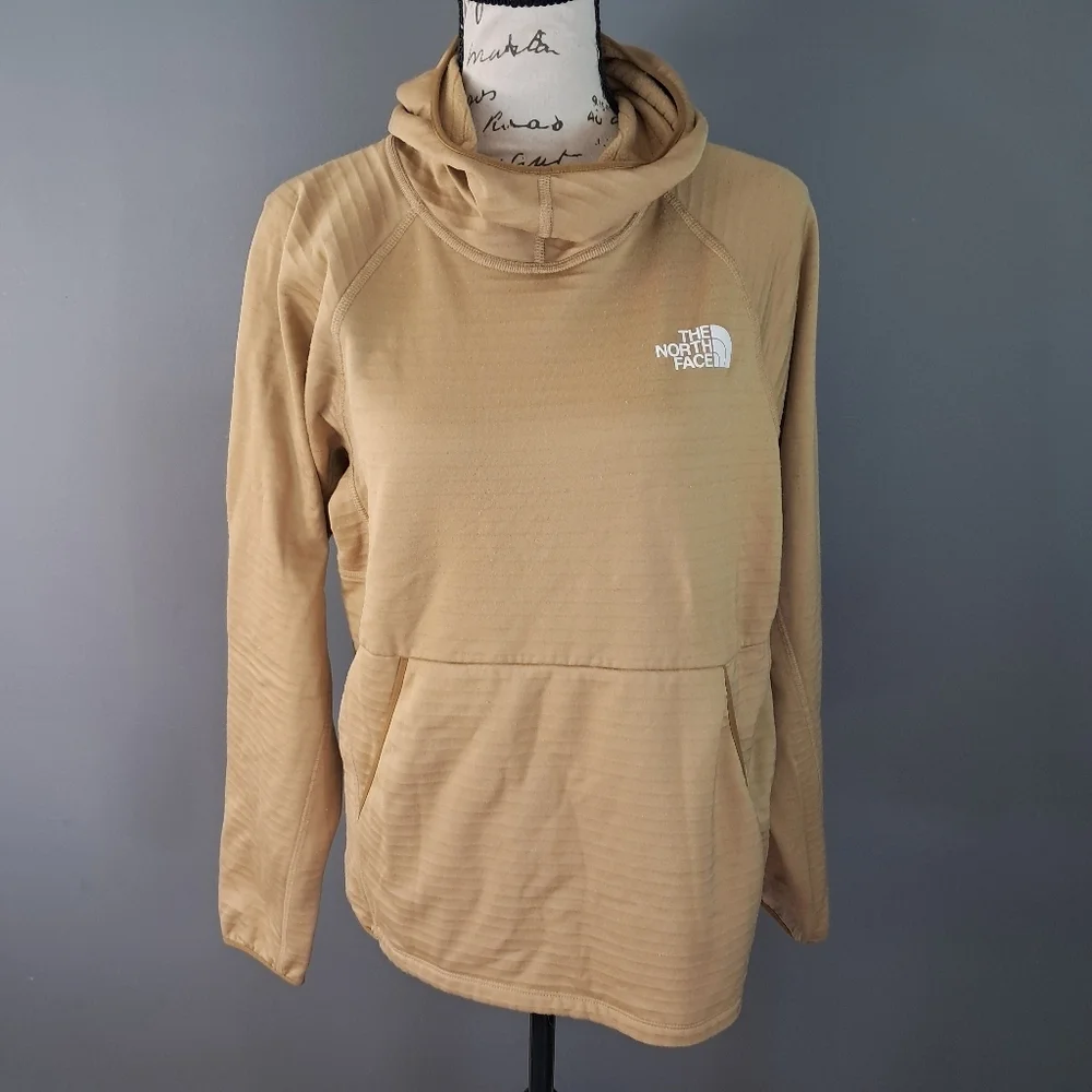 The North Face Echo Rock Pullover Hoodie Active Hiking Gold/Brown Size Small